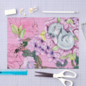 Schitterend Cute Slapende Baby Rabbit Tissuepapier (Craft)