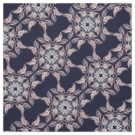 Schitterend decoratief element van bladeren stof (Swatch)