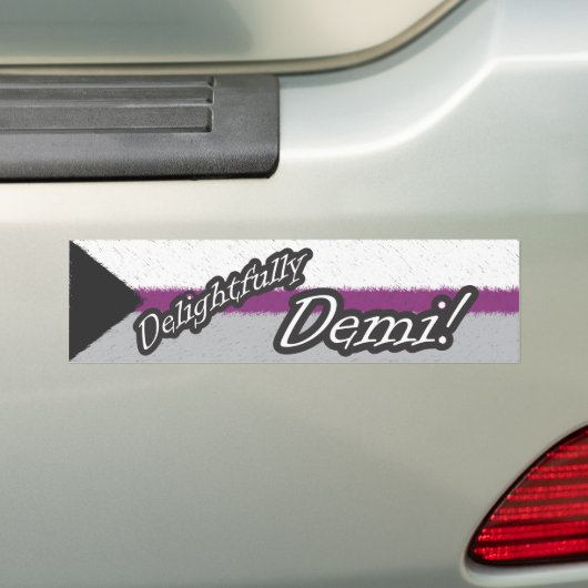 Schitterend Demi! Bumpersticker (Op auto)