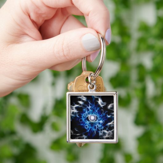 Schitterend design voor ogen sleutelhanger (Hand)