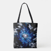 Schitterend design voor ogen tote bag (Achterkant)