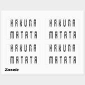Schitterend design voor Zebra Print Pattern Rechthoekige Sticker (Vel)