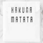 Schitterend design voor Zebra Print Pattern Rechthoekige Sticker (Tas)