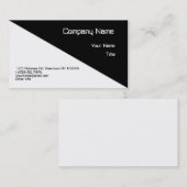 Schitterend diagonaal Visitekaartje (Voorkant / Achterkant)