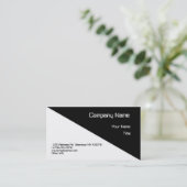 Schitterend diagonaal Visitekaartje (Staand voorkant)