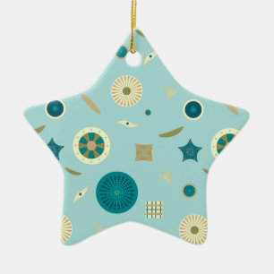 Schitterend Diatomen-sierlijk Keramisch Ornament