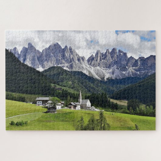 Schitterend dolomietgebergte legpuzzel (Horizontaal)