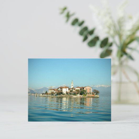 Schitterend eiland briefkaart (Staand voorkant)