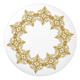 Schitterend elegant Gold Diadem-ontwerp Keramische Knop