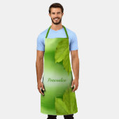 Schitterend en elegant groen laat landschap schort (Gedragen)