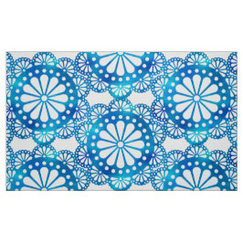 Schitterend en klassiek indigoblauw en wit patroon stof