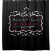 Schitterend en uniek ontworpen: Psalms Faith Douchegordijn (Voorkant)