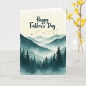 Schitterend Fathers Day uitzicht kaart (Gele Bloem)