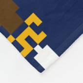 Schitterend figuur in de Oekraïense geometrische e Fleece Deken (Hoek)