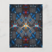 Schitterend fractaal ontwerp briefkaart (Voorkant)