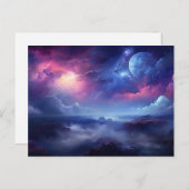 Schitterend galaxy buitenruimte kosmische universu briefkaart (Voorkant / Achterkant)