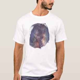 Schitterend galaxy Hand-geschilderd artistiek mask T-shirt
