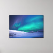 Schitterend gebied van Aurora Borealis Canvas Afdruk (Voorkant)