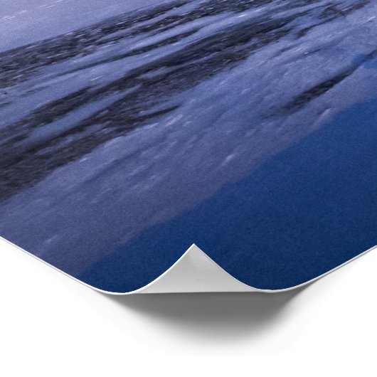 Schitterend gebied van Aurora Borealis Poster (Hoek)