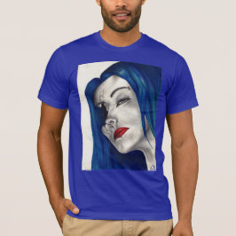 Schitterend gebroken Fantasy Girl Horror Gothic Ar T-shirt