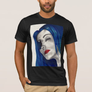 Schitterend gebroken Fantasy Girl Horror Gothic Ar T-shirt