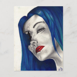 Schitterend gebroken Fantasy Original Art Briefkaa Briefkaart