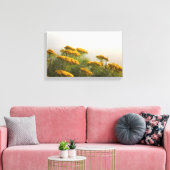 Schitterend gele bloemen — Verhard Canvas afdrukke (Insitu (Woonkamer))