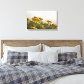 Schitterend gele bloemen — Verhard Canvas afdrukke (Insitu (Slaapkamer))