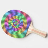 Schitterend geometrisch patroon - tafeltennisbatje (Zijkant)