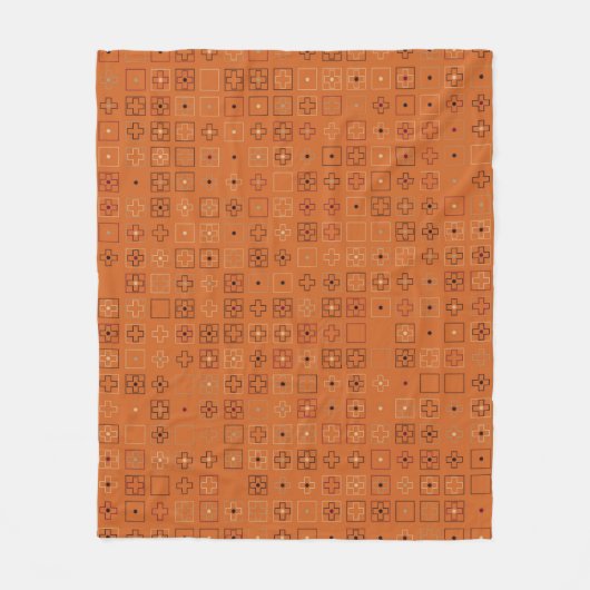 Schitterend geometrisch patroonontwerp abstract, k fleece deken (Voorkant)