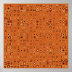 Schitterend geometrisch patroonontwerp abstract, k poster