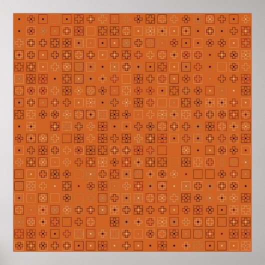 Schitterend geometrisch patroonontwerp abstract, k poster (Voorkant)