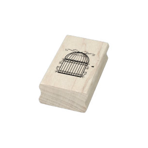 Schitterend gescand vogelkeurmerk rubberstempel