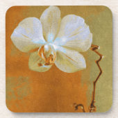 Schitterend getextureerd orchidee in de schaduw va drankjes onderzetter (Voorkant)