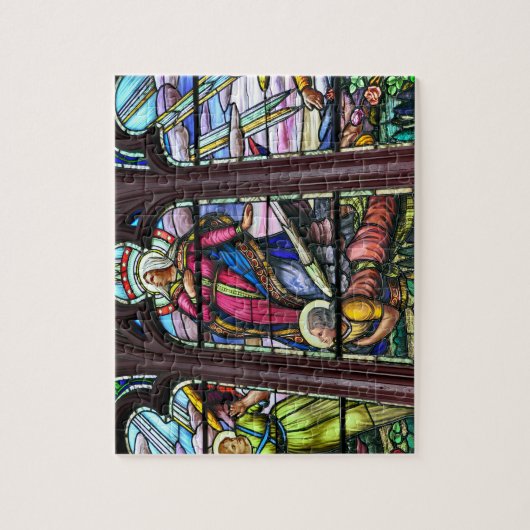 Schitterend glas legpuzzel (Verticaal)