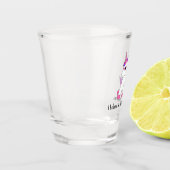 Schitterend glas met een schattige eenhoorn met ee (Links)