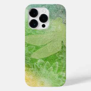 Schitterend groen ontwerp voor de liftfluit Case-Mate iPhone 14 pro hoesje