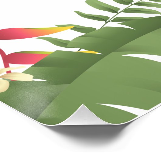 Schitterend groen perfect poster (Hoek)