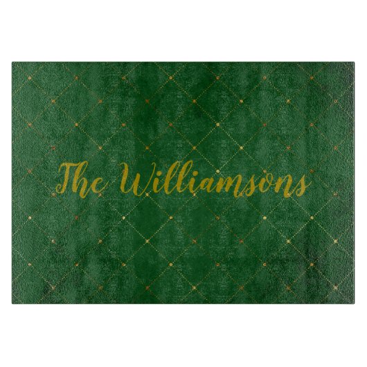 Schitterend groen snijplank (Voorkant)