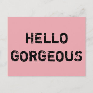 SCHITTEREND HALLO BRIEFKAART