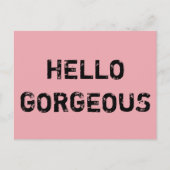 SCHITTEREND HALLO BRIEFKAART (Voorkant)