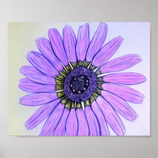 Schitterend handgeschetst ventilatorontwerp Poster (Voorkant)