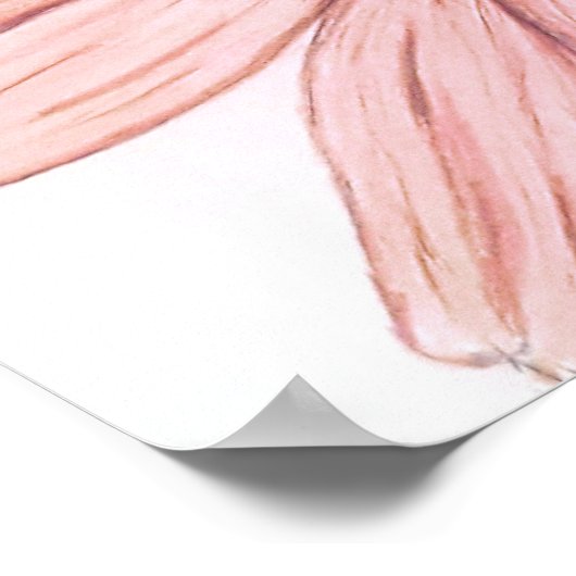 Schitterend handgeschetst ventilatorPoster Poster (Hoek)