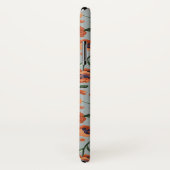 Schitterend handschilderd Oranje bladerbloempatroo Case-Mate iPhone Case (Achterkant / rechts)