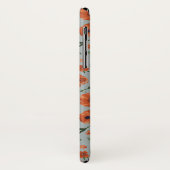 Schitterend handschilderd Oranje bladerbloempatroo Case-Mate iPhone Case (Achterkant/links)