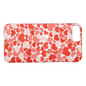 Schitterend hart Abstracte achtergrond roze rood Case-Mate iPhone Case (Achterkant (Horizontaal))