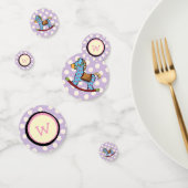 Schitterend hart Rockpaard Confetti (Groep)