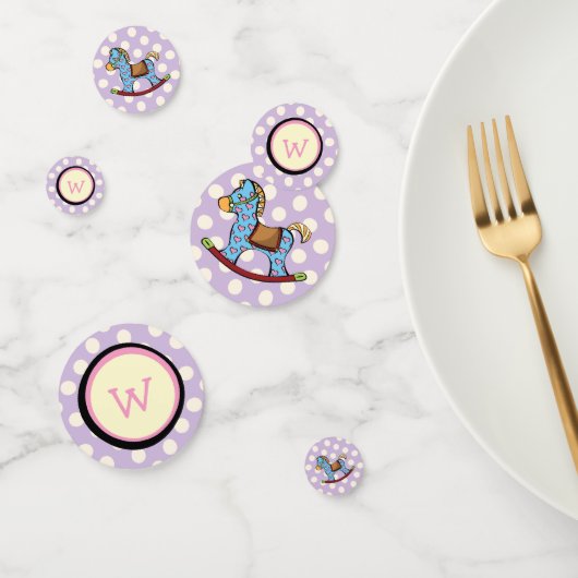 Schitterend hart Rockpaard Confetti (Groep)