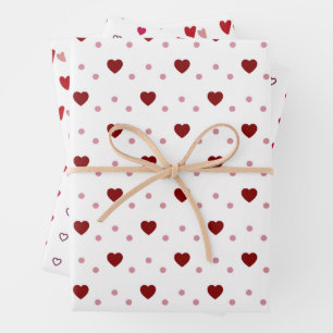 Schitterend Heart Shaping Gift Paper