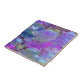 Schitterend, helder, multikleurig Floral ontwerp Tegeltje (Zijkant)